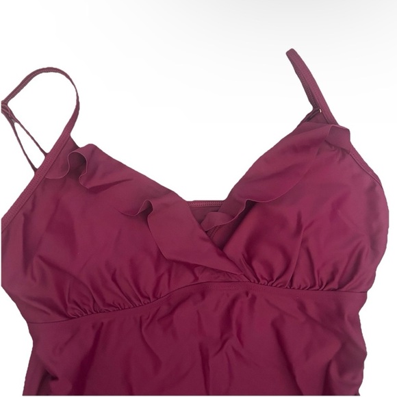 2 Women’s Tankini Tops Size Large 12/14 - Picture 4 of 9